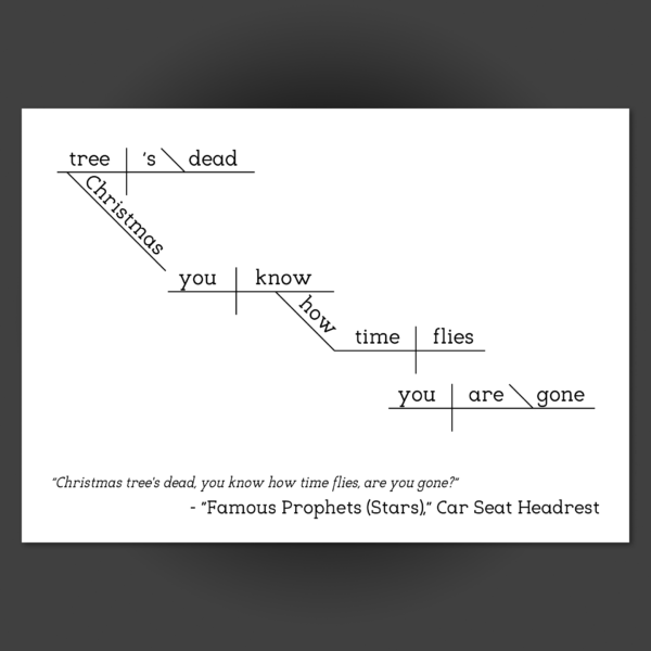 Car Seat Headrest Famous Prophets Stars copy 2