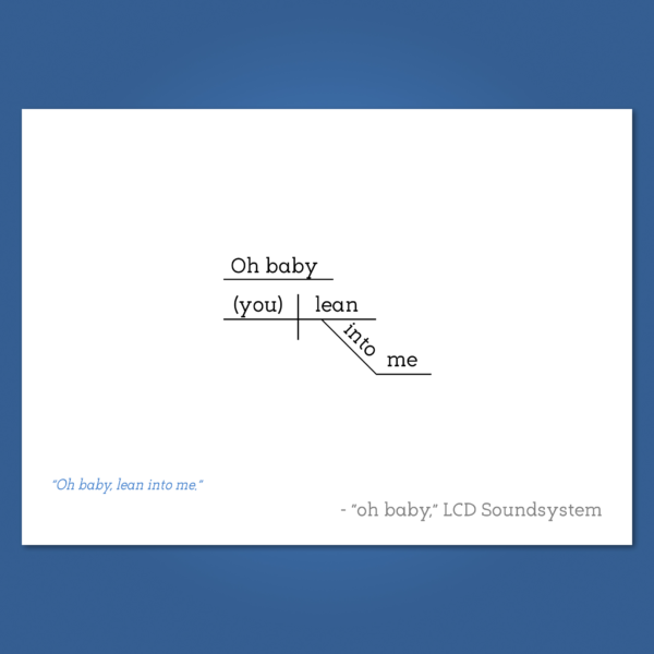 LCD Soundsystem oh baby copy 2