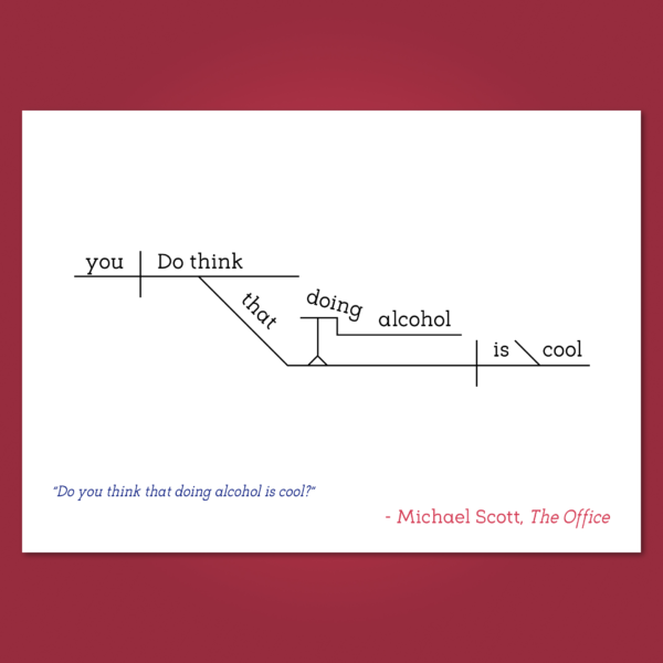 The Office Michael Scott Doing Alcohol copy 2
