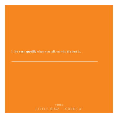 005 Little Simz Gorilla 005 Little Simz Gorilla